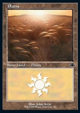 Plains (V.1) - Dominaria Remastered (Land) [DMR-402]