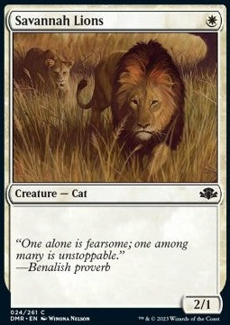 Savannah Lions - Dominaria Remastered (Common) [DMR-24]