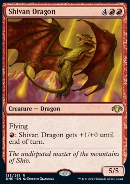 Shivan Dragon - Dominaria Remastered (Rare) [DMR-135]