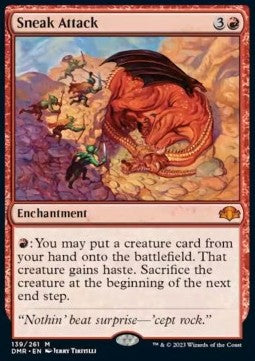 Sneak Attack⁣ - Dominaria Remastered⁣ (Mythic)⁣ [139]