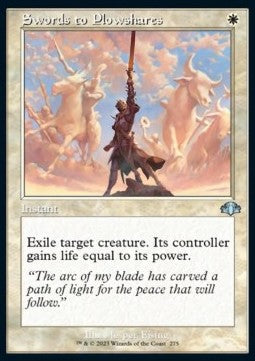 Swords to Plowshares - Dominaria Remastered: Extras (Uncommon) [XDMR-275]