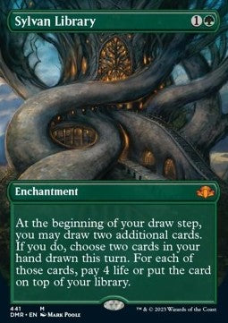 Sylvan Library (V.2)⁣ - Dominaria Remastered: Extras⁣ (Mythic)⁣ [441]