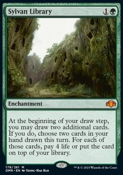 Sylvan Library - Dominaria Remastered (Mythic) [DMR-179]