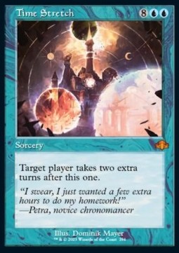 Time Stretch (V.1) - Dominaria Remastered: Extras (Mythic) [XDMR-294]