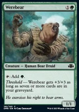 Werebear - Dominaria Remastered (Common) [DMR-182]
