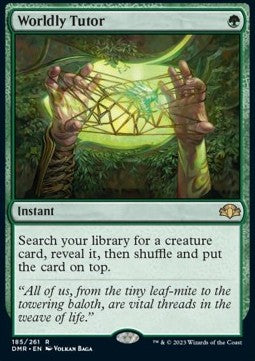 Worldly Tutor⁣ - Dominaria Remastered⁣ (Rare)⁣ [185]