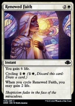 Renewed Faith - Dominaria Remastered (Common) [DMR-23]