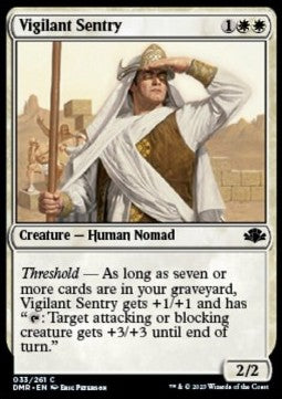 Vigilant Sentry - Dominaria Remastered (Common) [DMR-33]