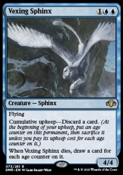 Vexing Sphinx⁣ - Dominaria Remastered⁣ (Rare)⁣ [73]