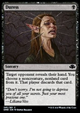 Duress⁣ - Dominaria Remastered⁣ (Common)⁣ [81]