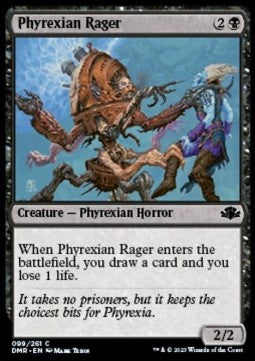 Phyrexian Rager - Dominaria Remastered (Common) [DMR-99]