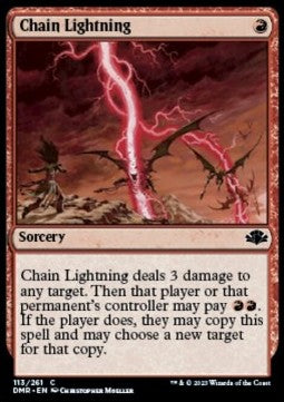Chain Lightning - Dominaria Remastered (Common) [DMR-113]
