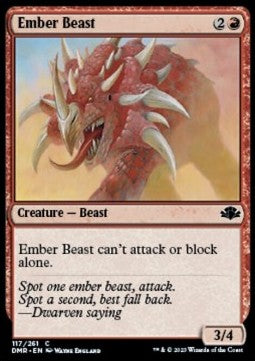 Ember Beast - Dominaria Remastered (Common) [DMR-117]