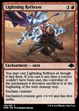 Lightning Reflexes - Dominaria Remastered (Common) [DMR-128]