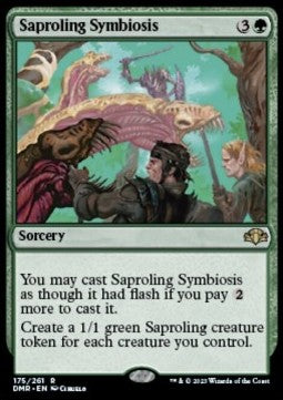 Saproling Symbiosis⁣ - Dominaria Remastered⁣ (Rare)⁣ [175]
