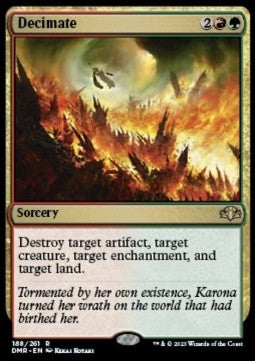Decimate⁣ - Dominaria Remastered⁣ (Rare)⁣ [188]
