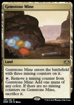 Gemstone Mine⁣ - Dominaria Remastered⁣ (Rare)⁣ [247]