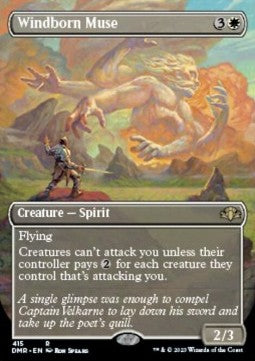 Windborn Muse (V.2)⁣ - Dominaria Remastered: Extras⁣ (Rare)⁣ [415]