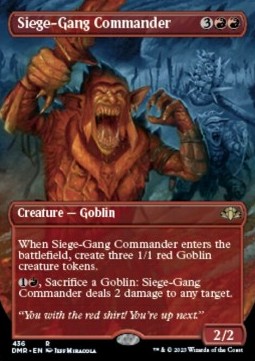 Siege-Gang Commander (V.2)⁣ - Dominaria Remastered: Extras⁣ (Rare)⁣ [436]