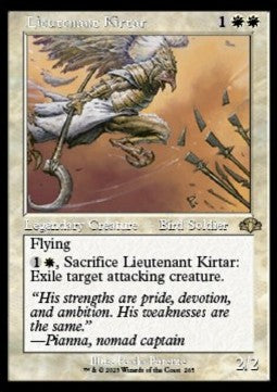Lieutenant Kirtar - Dominaria Remastered: Extras (Rare) [XDMR-265]