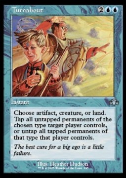 Turnabout⁣ - Dominaria Remastered: Extras⁣ (Uncommon)⁣ [295]