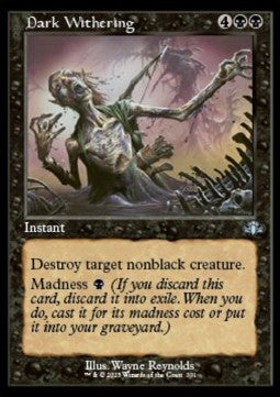 Dark Withering - Dominaria Remastered: Extras (Uncommon) [XDMR-301]