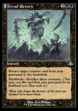 Dread Return - Dominaria Remastered: Extras (Uncommon) [XDMR-302]