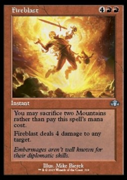 Fireblast - Dominaria Remastered: Extras (Uncommon) [XDMR-319]