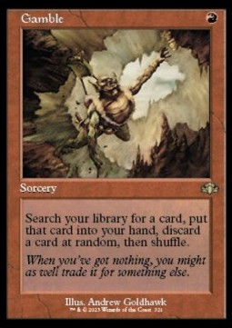 Gamble (V.1)⁣ - Dominaria Remastered: Extras⁣ (Rare)⁣ [321]