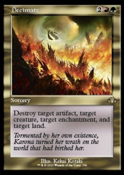 Decimate (V.1)⁣ - Dominaria Remastered: Extras⁣ (Rare)⁣ [356]