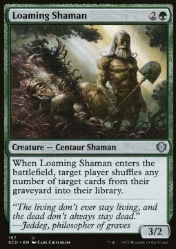 Loaming Shaman - Starter Commander Decks (Uncommon) [SCD-197]