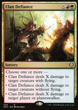 Clan Defiance - Starter Commander Decks (Rare) [SCD-220]