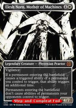 Elesh Norn, Mother of Machines (V.8) - Phyrexia: All Will Be One: Extras (Mythic) [XONE-420]