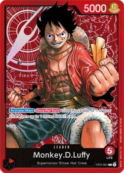 Monkey.D.Luffy (ST01-001) (V.1) - Starter Deck: Straw Hat Crew (Leader) [ST01-001]