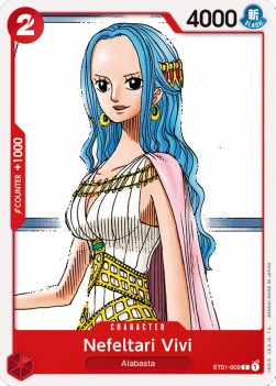 Nefeltari Vivi (ST01-009) (V.1) - Starter Deck: Straw Hat Crew (Common) [ST01-009]