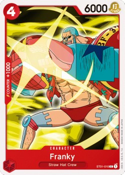 Franky (ST01-010) (V.1) - Starter Deck: Straw Hat Crew (Common) [ST01-010]