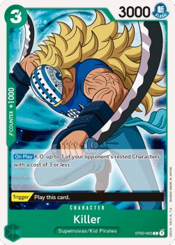 Killer (ST02-005) (V.1) - Starter Deck: Worst Generation (Common) [ST-02-005]