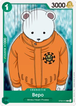 Bepo (ST02-012) (V.1) - Starter Deck: Worst Generation (Common) [ST-02-012]