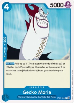 Gecko Moria (ST03-004) (V.1) - Starter Deck: The Seven Warlords of the Sea (Common) [ST-03-004]