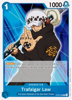 Trafalgar Law (ST03-008) (V.1) - Starter Deck: The Seven Warlords of the Sea (Common) [ST-03-008]