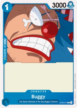 Buggy (ST03-011) (V.1) - Starter Deck: The Seven Warlords of the Sea (Common) [ST-03-011]