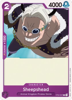 Sheepshead (ST04-007) (V.1) - Starter Deck: Animal Kingdom Pirates (Common) [ST-04-007]