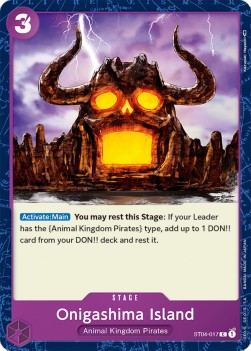 Onigashima Island (ST04-017) (V.1) - Starter Deck: Animal Kingdom Pirates (Common) [ST-04-017]