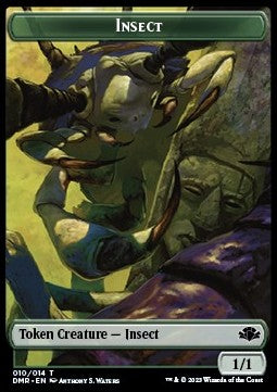 Insect Token (Green 1/1) - Dominaria Remastered: Extras (Token) [XDMR-T 10]