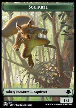 Squirrel Token (Green 1/1) - Dominaria Remastered: Extras (Token) [XDMR-T 13]