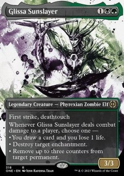 Glissa Sunslayer (V.1) - Phyrexia: All Will Be One: Extras (Rare) [XONE-318]