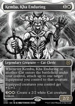 Kemba, Kha Enduring (V.1) - Phyrexia: All Will Be One: Extras (Rare) [XONE-330]
