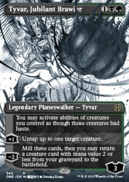Tyvar, Jubilant Brawler (V.1) - Phyrexia: All Will Be One: Extras (Rare) [XONE-344]