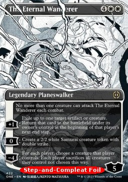 The Eternal Wanderer (V.2)⁣ - Phyrexia: All Will Be One: Extras⁣ (Rare)⁣ [422]
