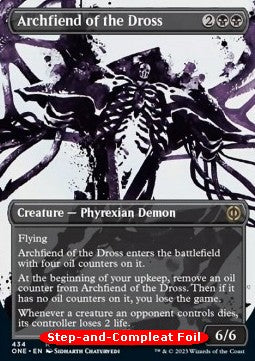 Archfiend of the Dross (V.2)⁣ - Phyrexia: All Will Be One: Extras⁣ (Rare)⁣ [434]